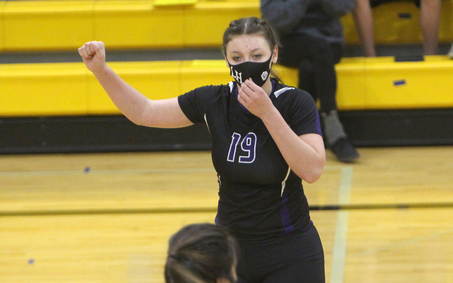 Lake Holcombe at Cornell volleyball 10-15-20